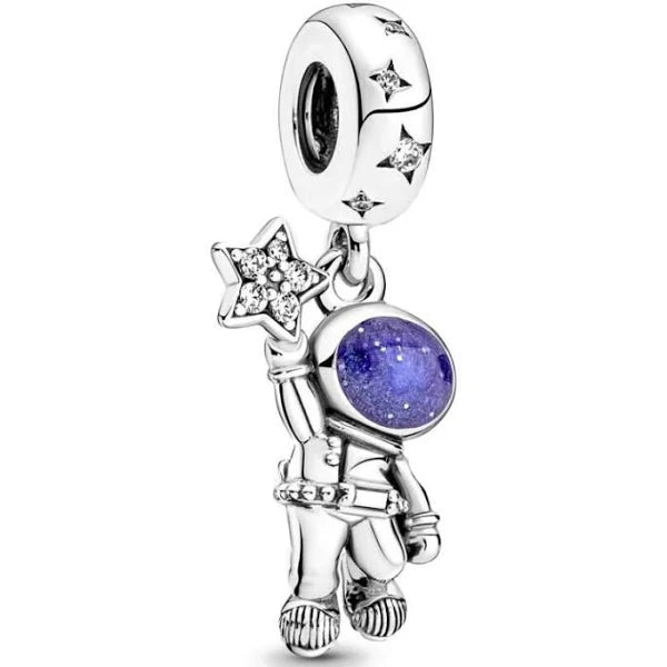 Charm Plata S925 Astronauta